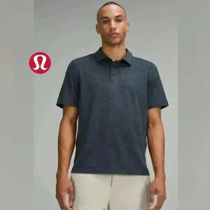 Lululemon Men's Live In Practice Polo Shirt Casual Golf Shirt Size M